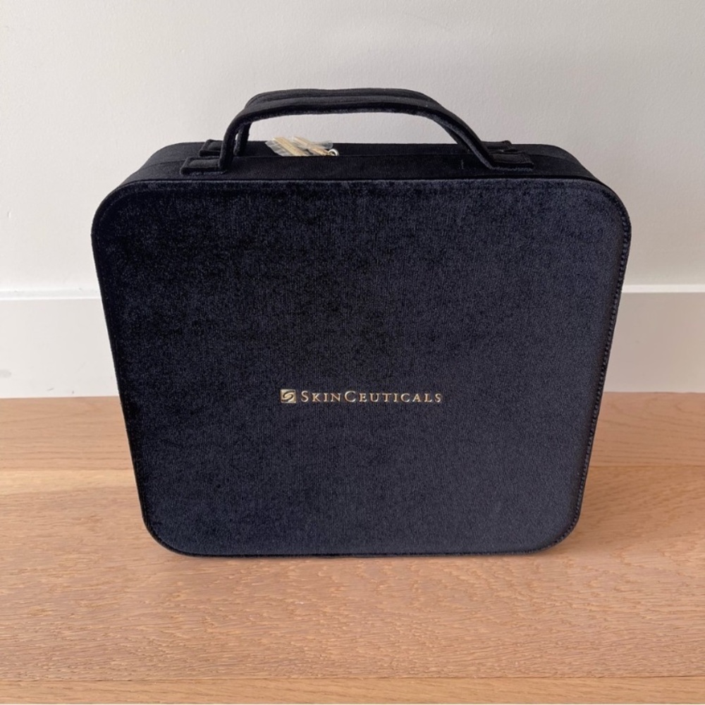 Skinceutical limited edition Velvet Travel Makeup bag